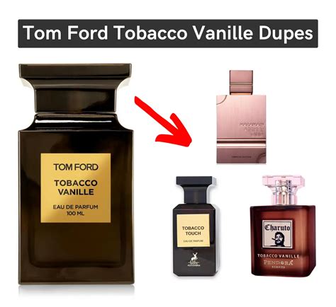 vanilla tobacco perfume dupe|tom ford black vanilla dupe.